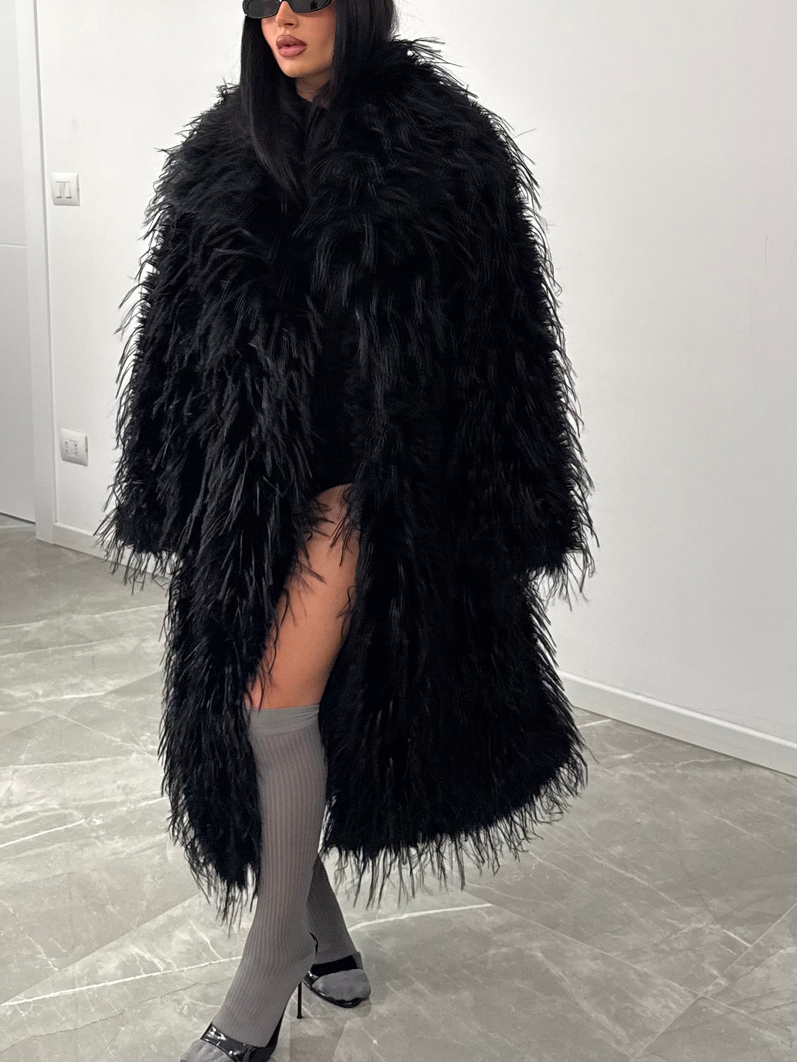 Fur the devil wears Prada black