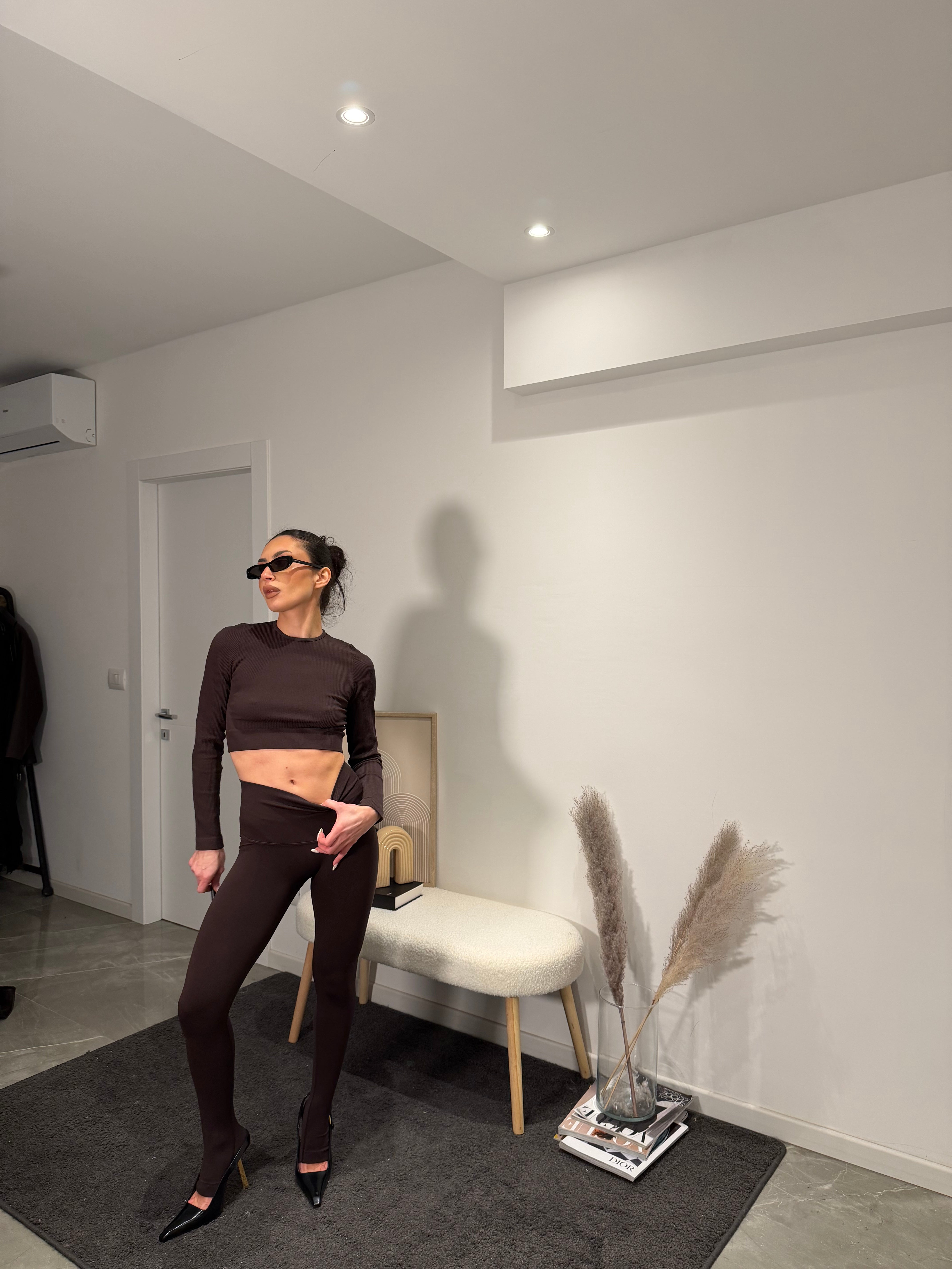 Leggings active chocolate