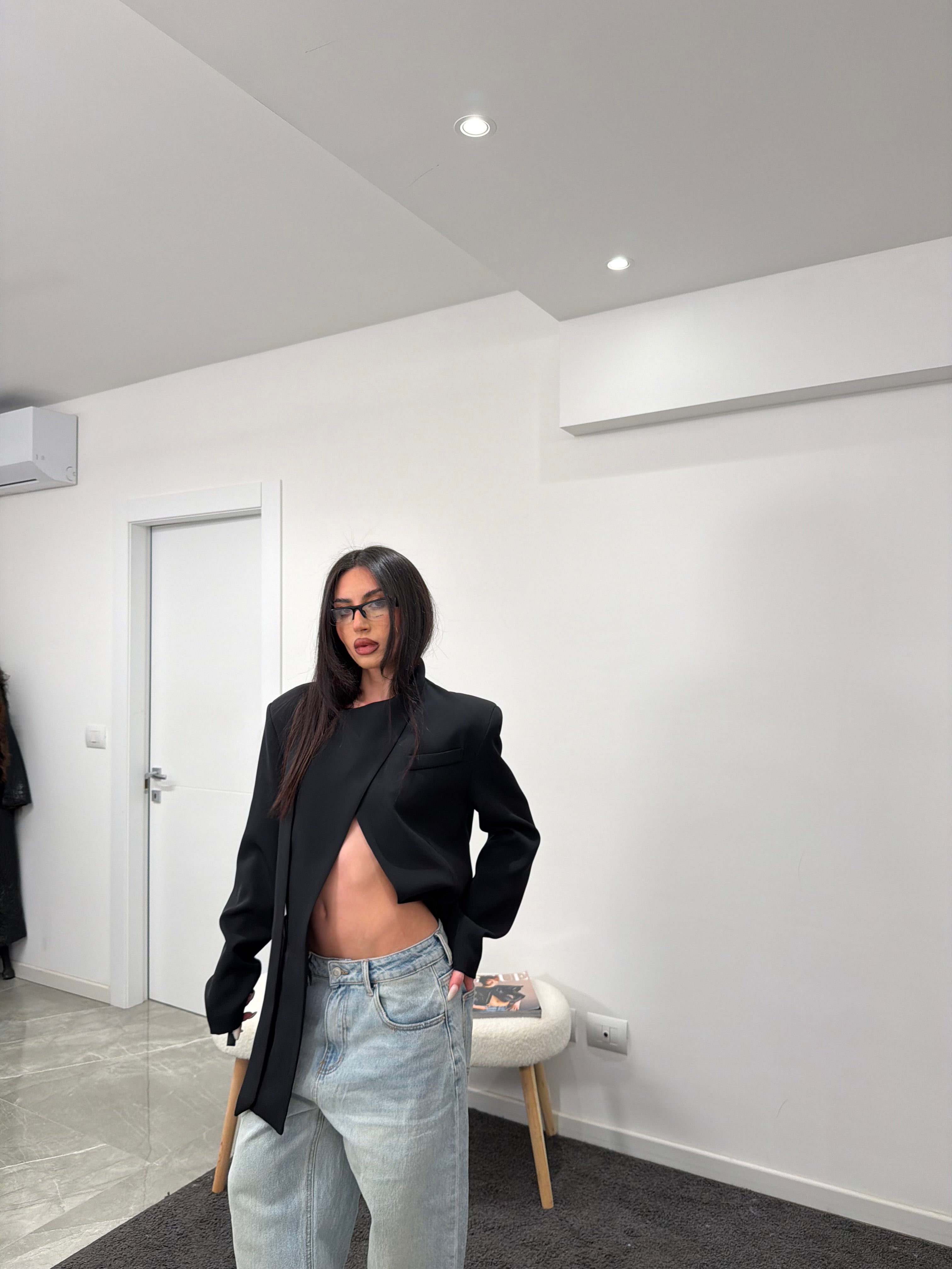 Blazer alter cut black