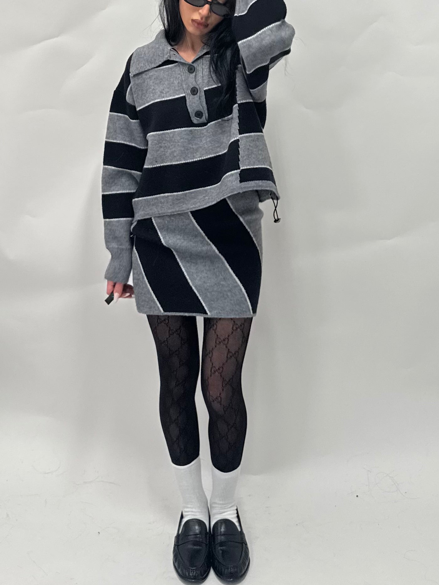 Coordinato grey&black