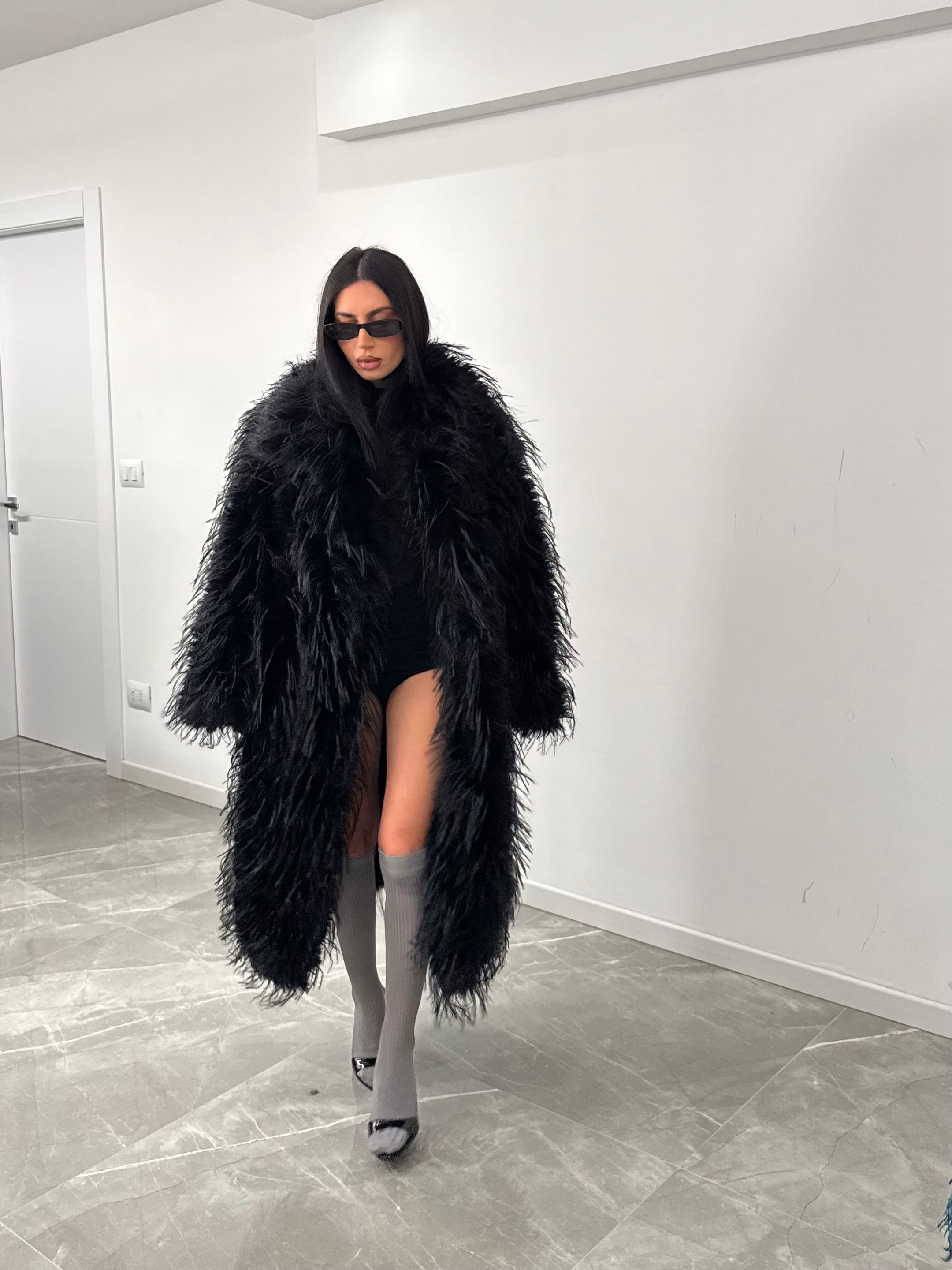 Fur the devil wears Prada black