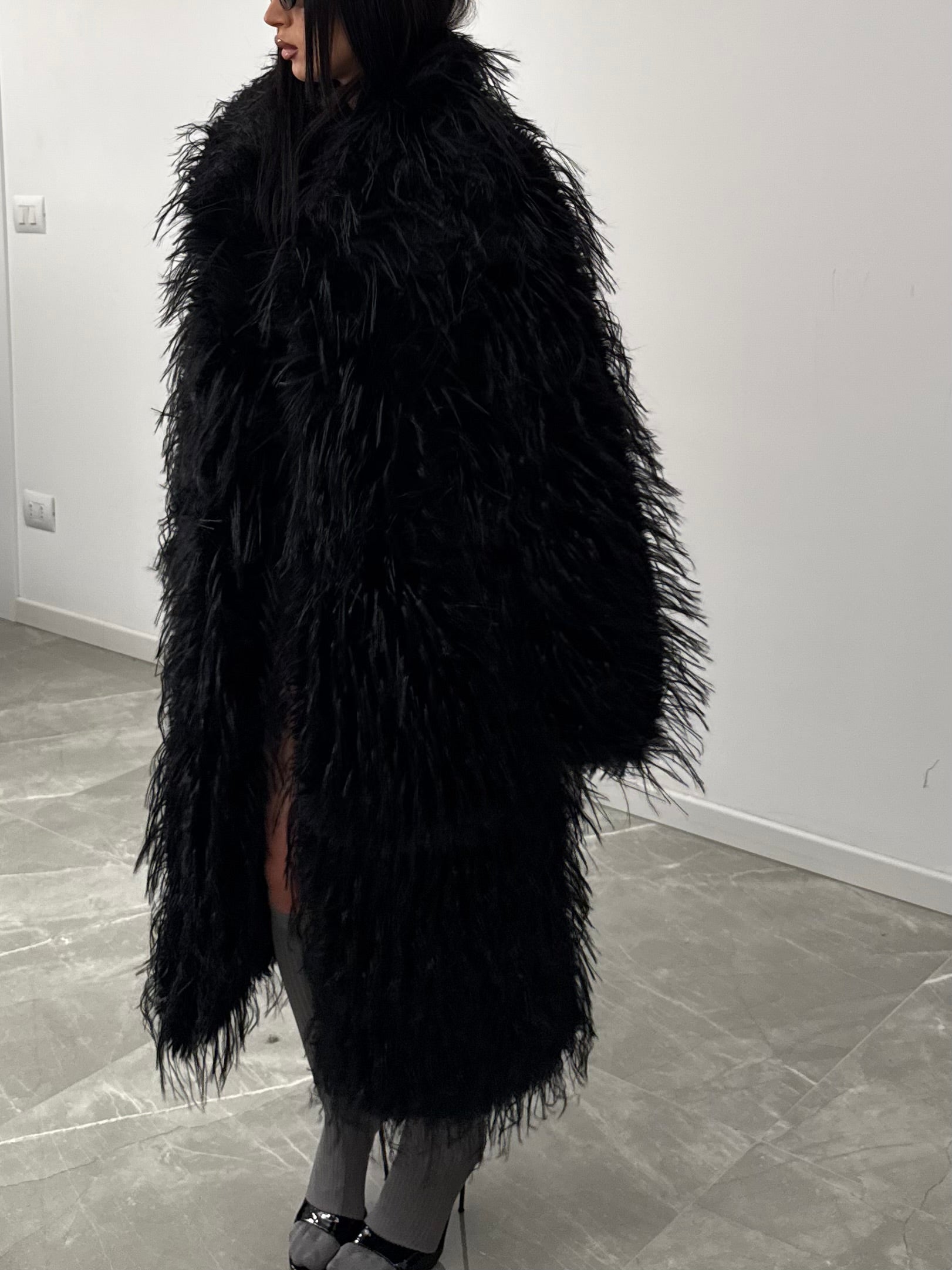 Fur the devil wears Prada black