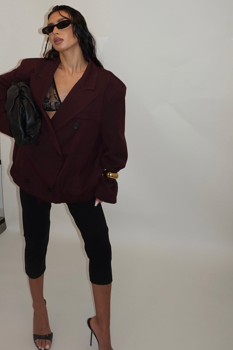 Giacca burgundy