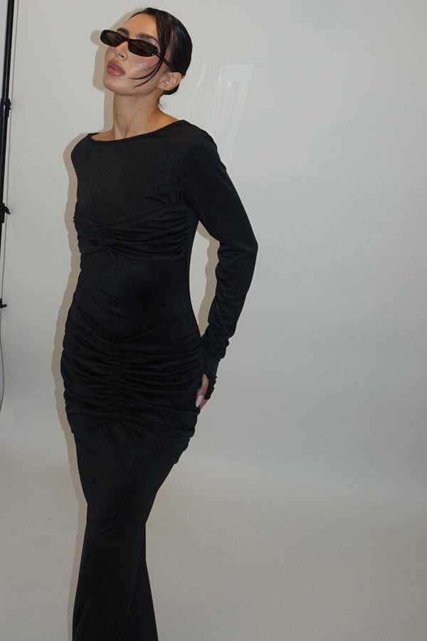 Black dress two piece