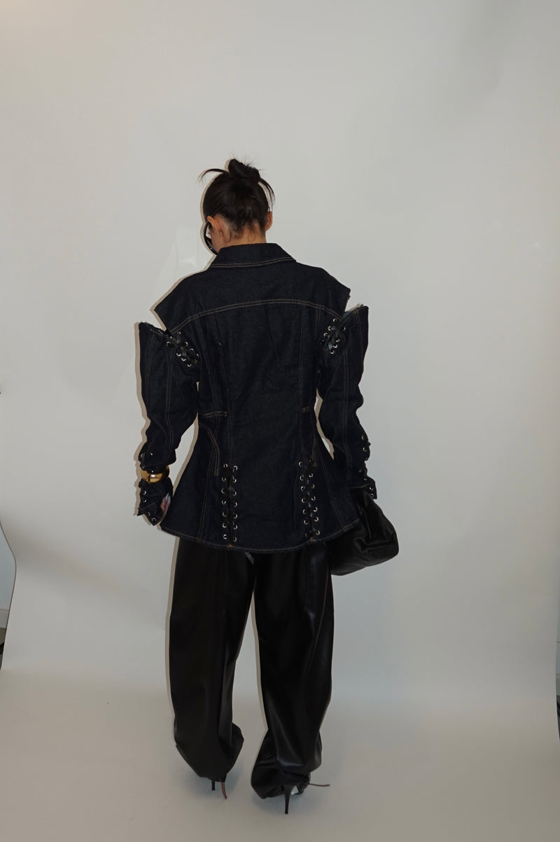 Jacket jddl denim lace