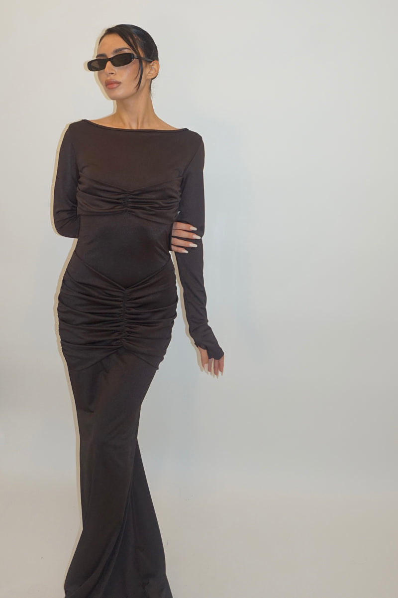 Chocolate dress two piece