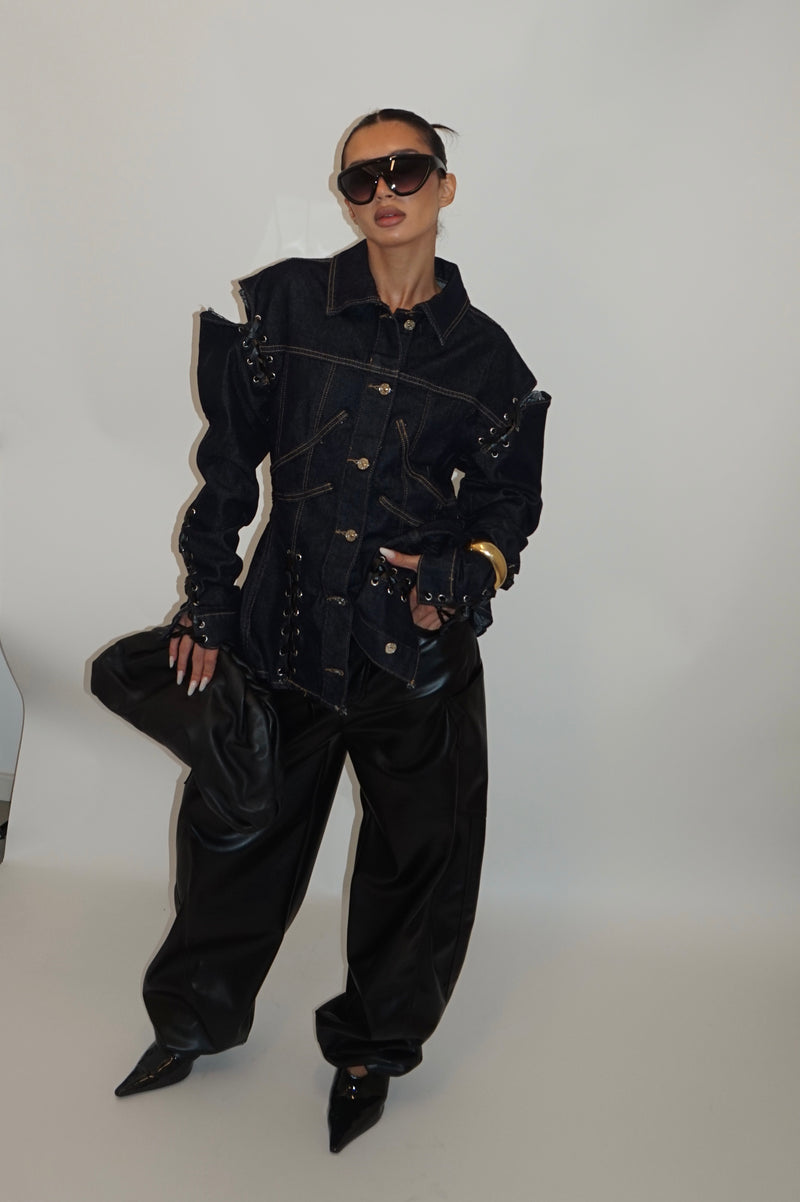 Jacket jddl denim lace