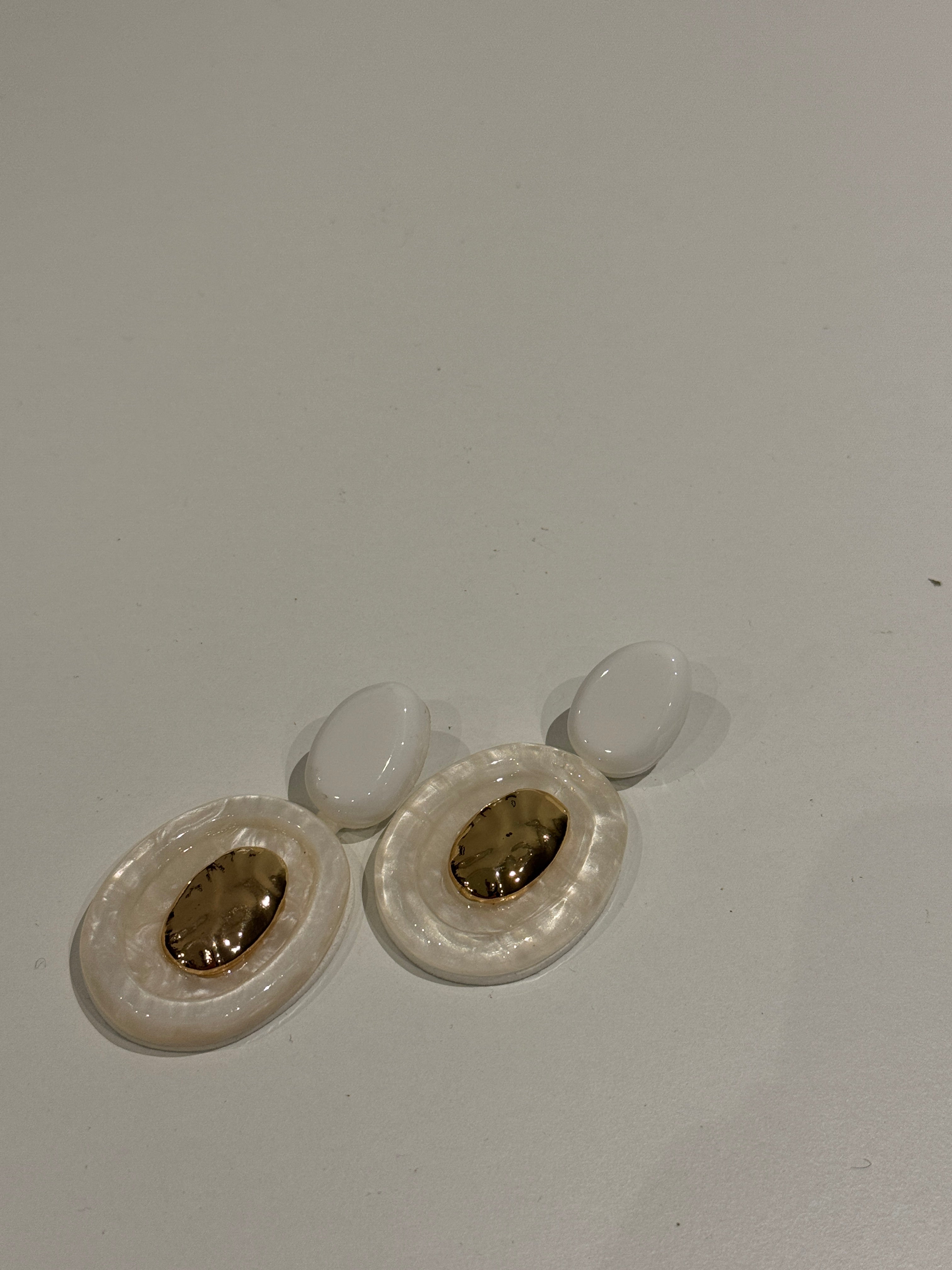 Orecchini pendant white pearl