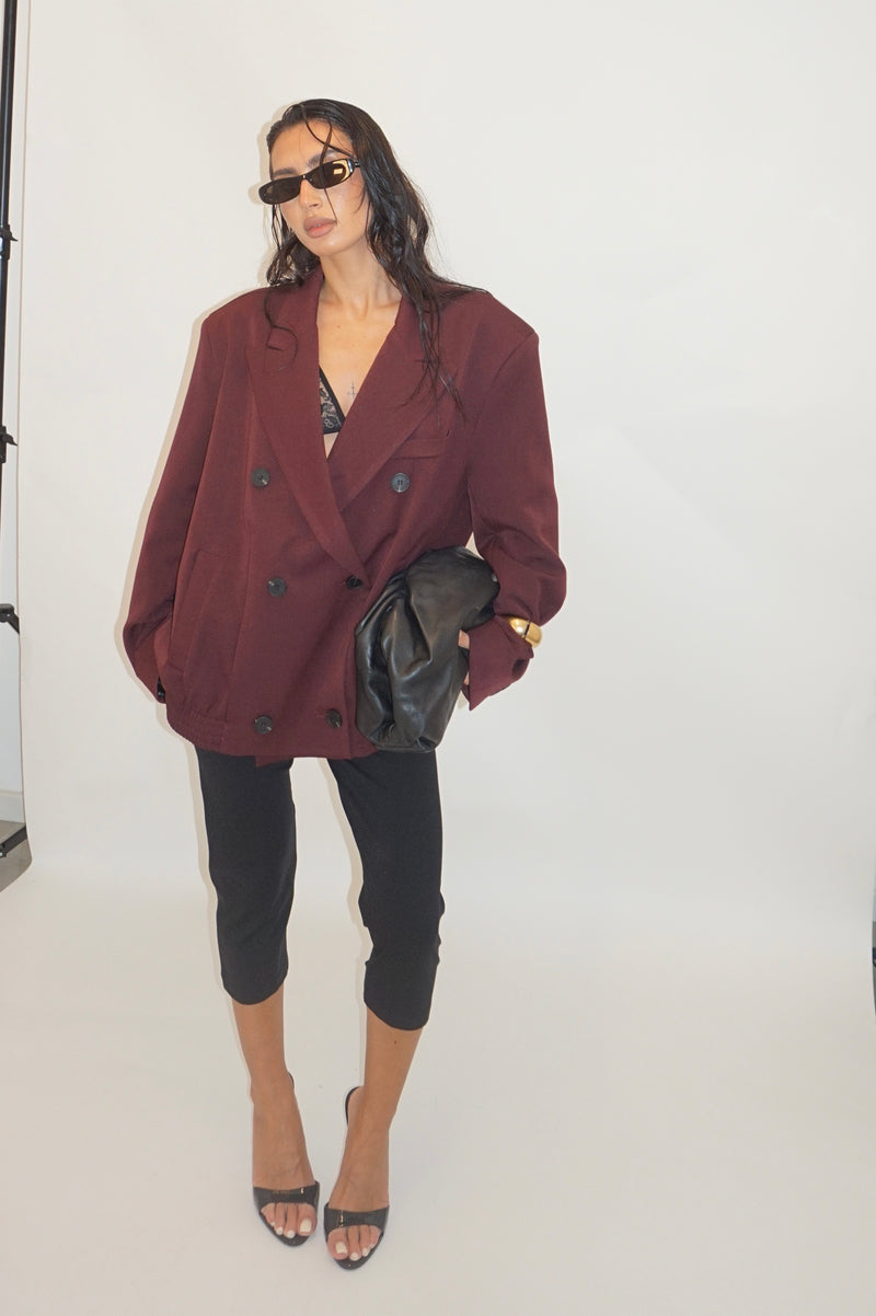 Giacca burgundy
