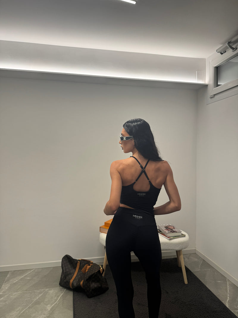 Leggings soft active scrunch black