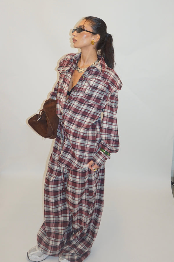 Camicia spalline oversize