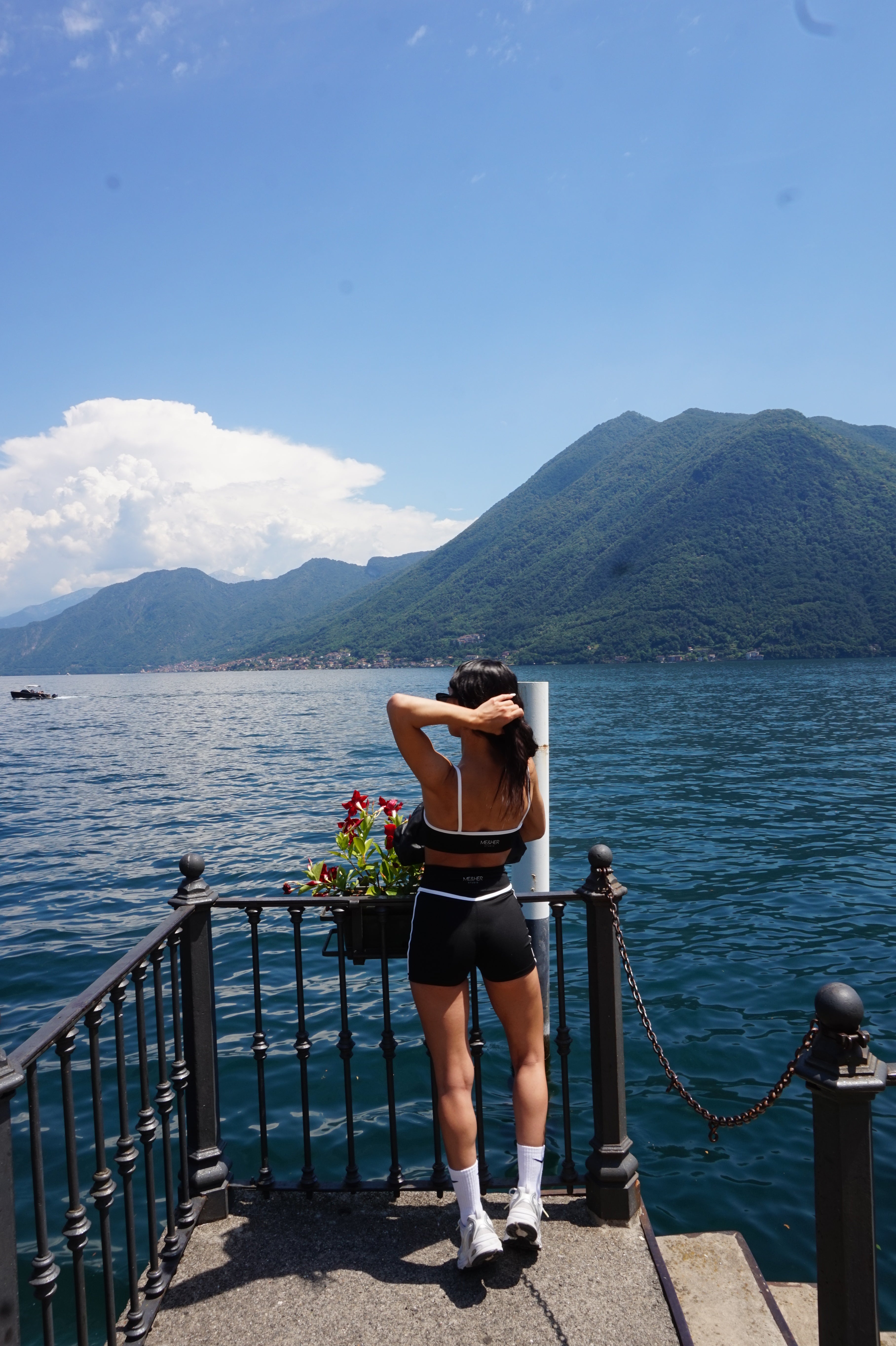 Bra top classic  lines black