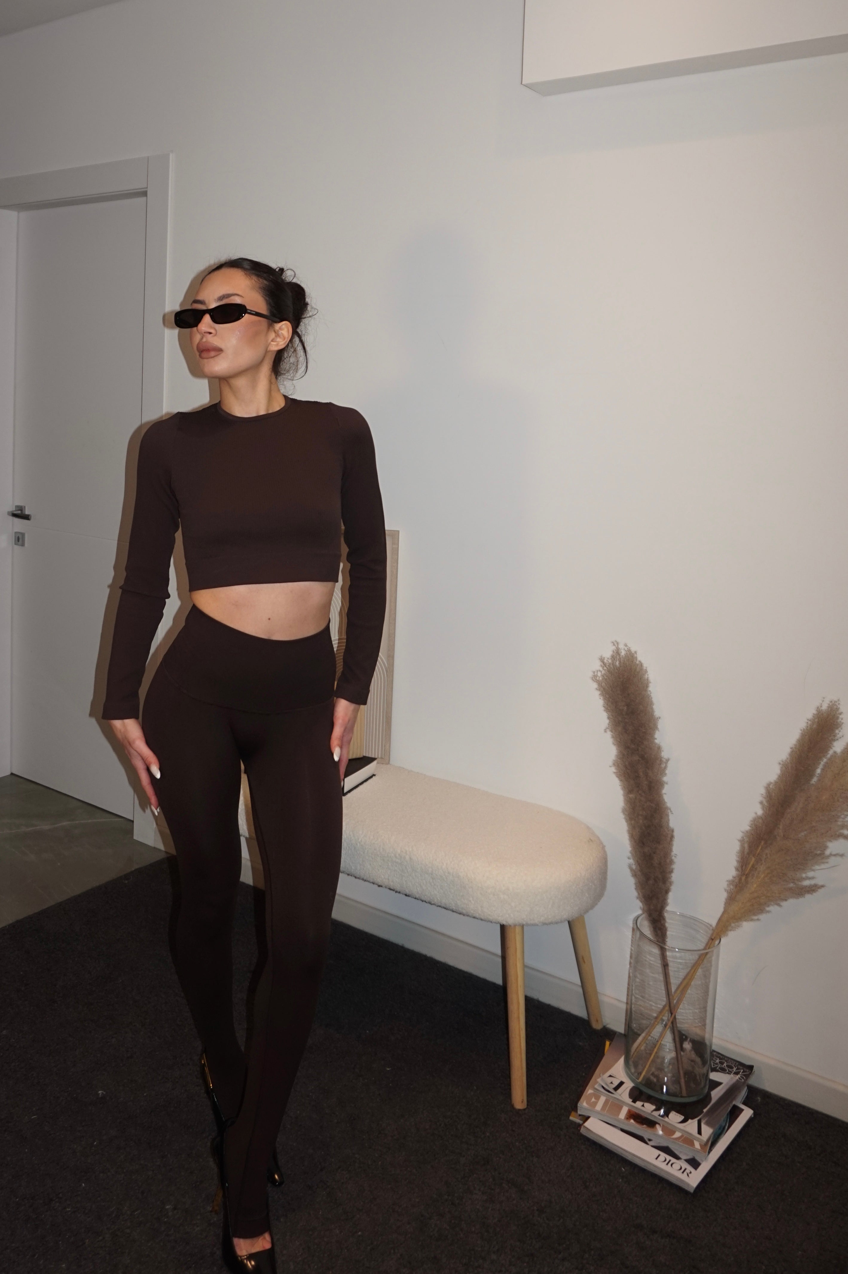 Leggings active chocolate