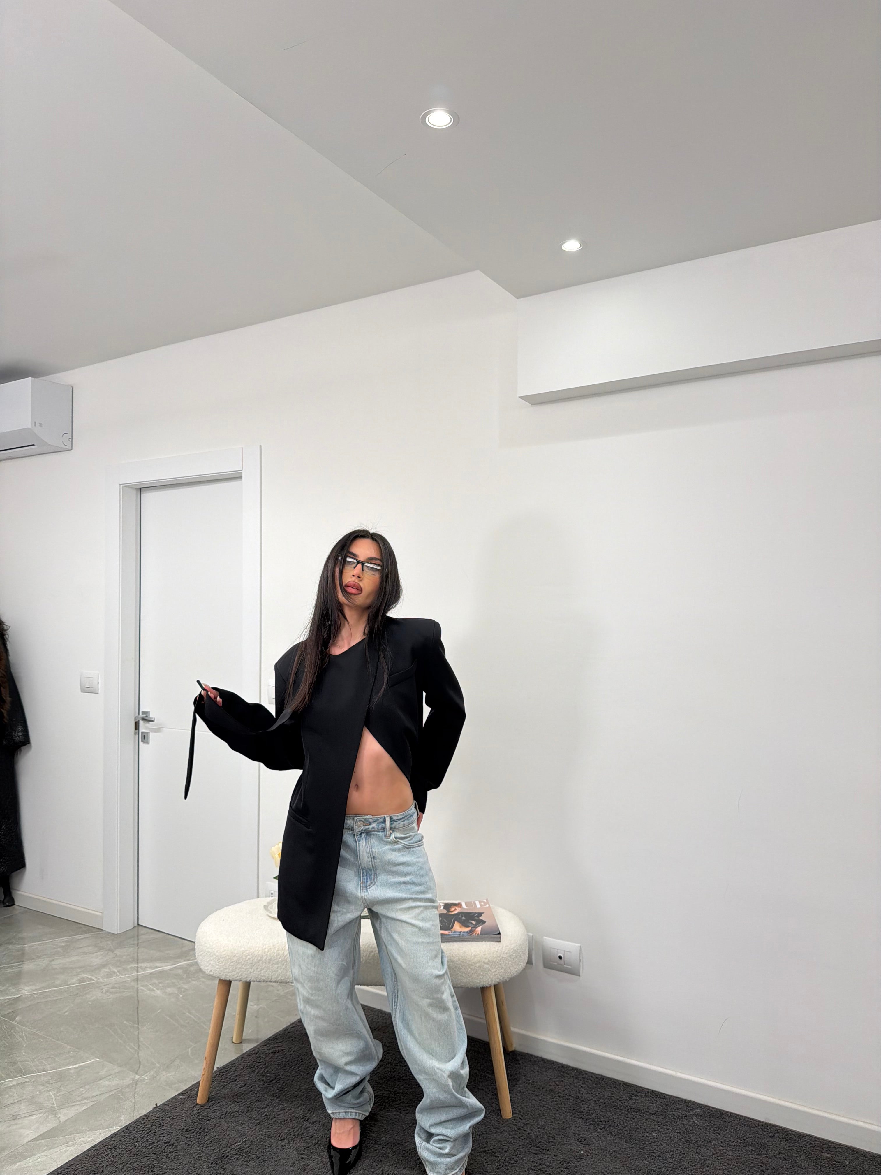 Blazer alter cut black