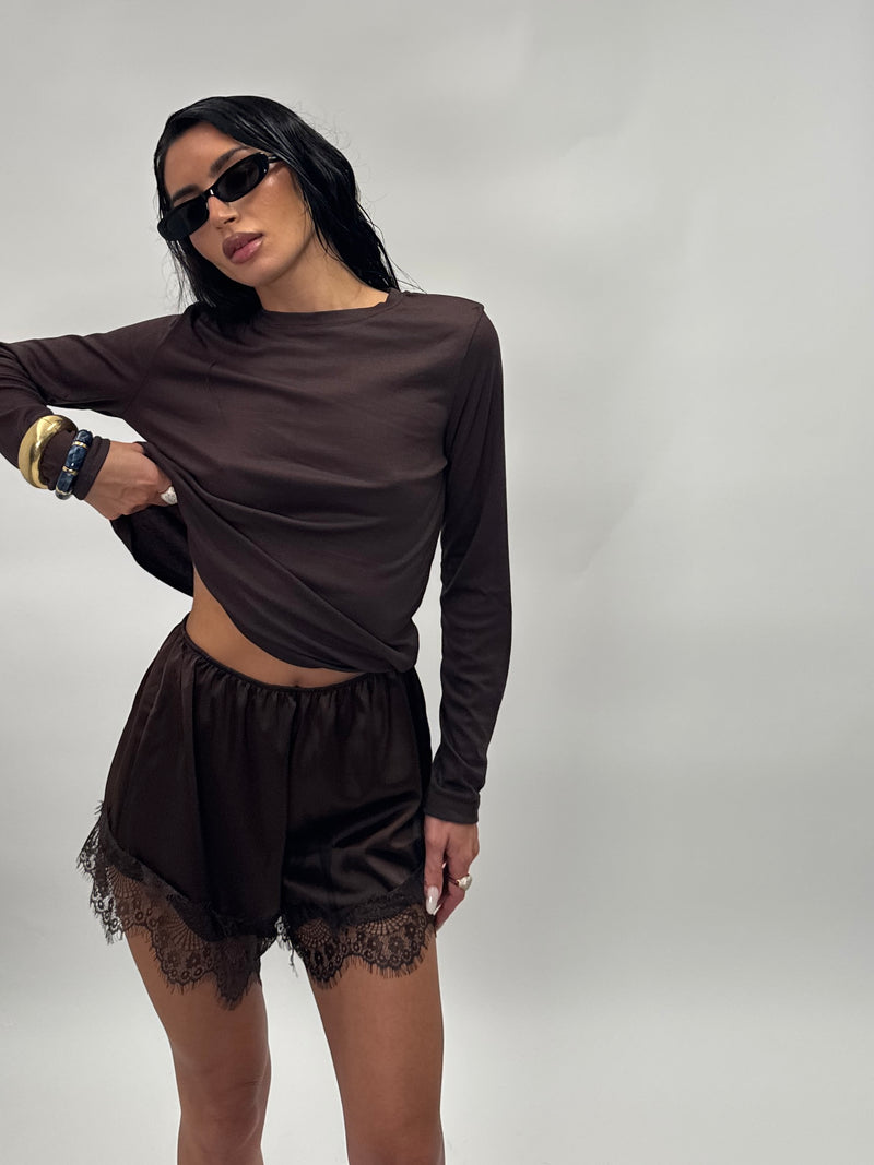 Basic t-shirt brown