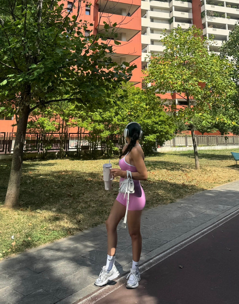 Shorts leggings heart pink