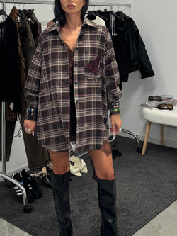 Maxi Camicia a quadri
