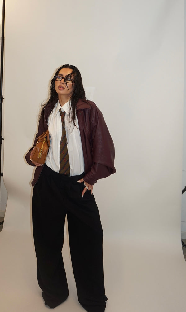 Pantaloni pence oversize