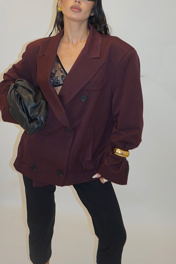 Giacca burgundy