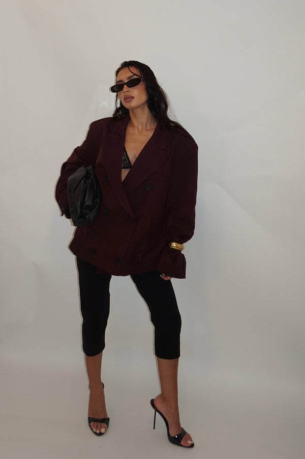 Giacca burgundy
