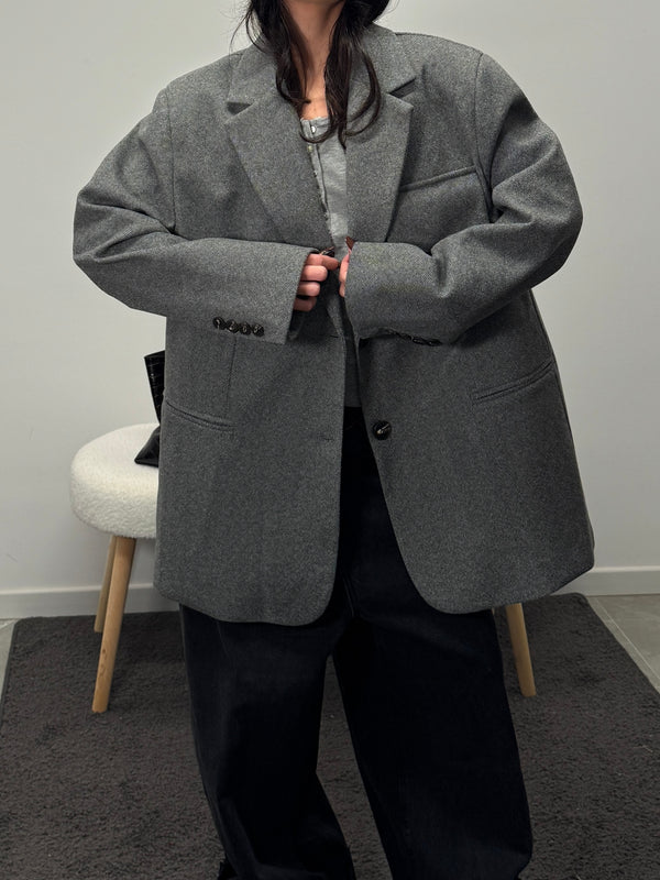Blazer wool grey