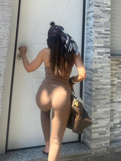Leggings soft active light brown