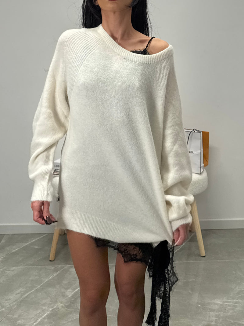 Sweater cream big