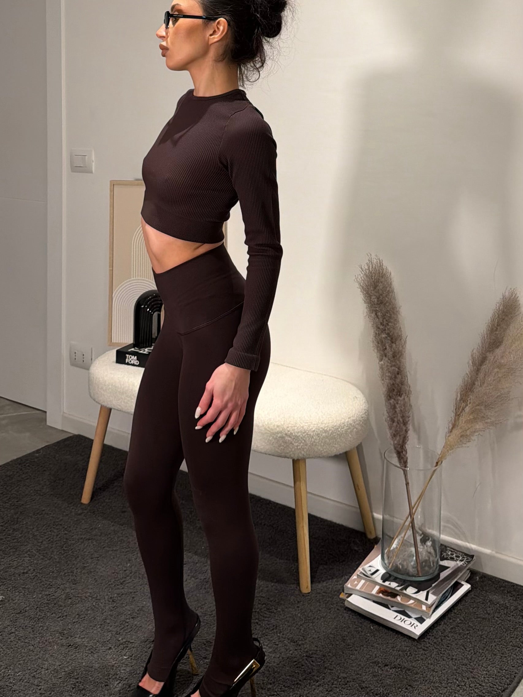 Leggings active chocolate