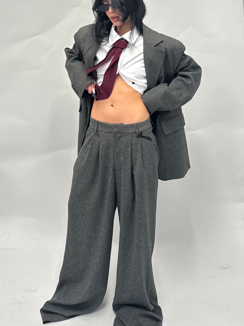 Coordinato tailleur verde militare