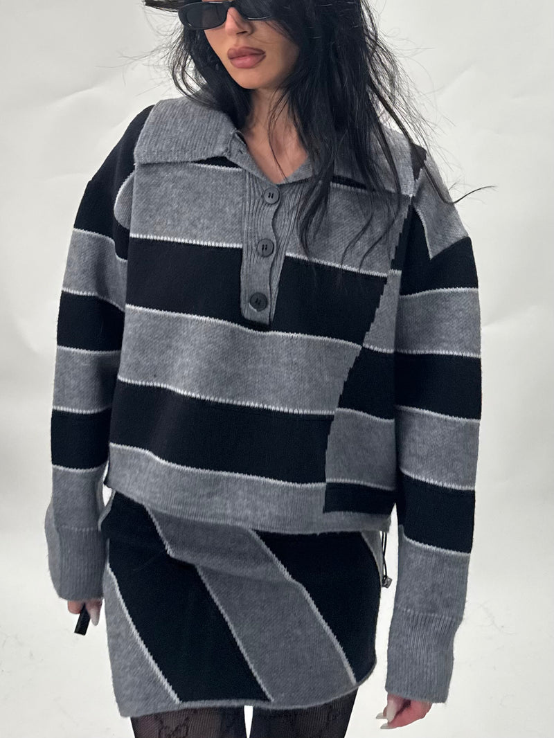 Coordinato grey&black