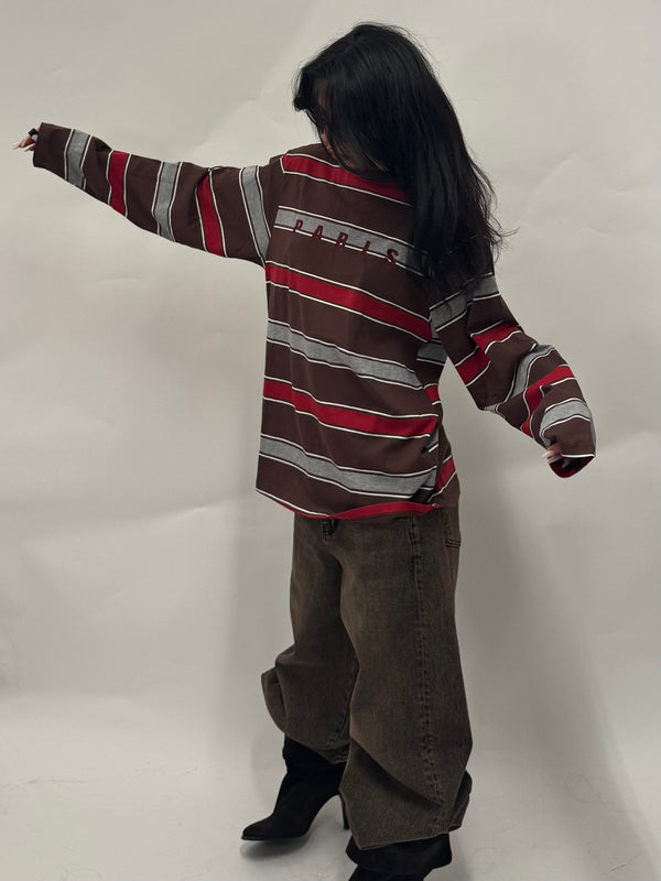 T-shirt long sleeves brown