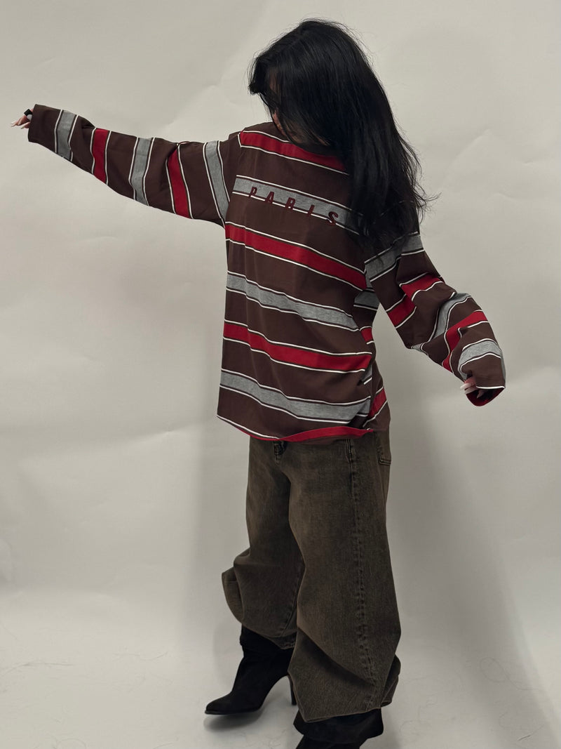 T-shirt long sleeves brown