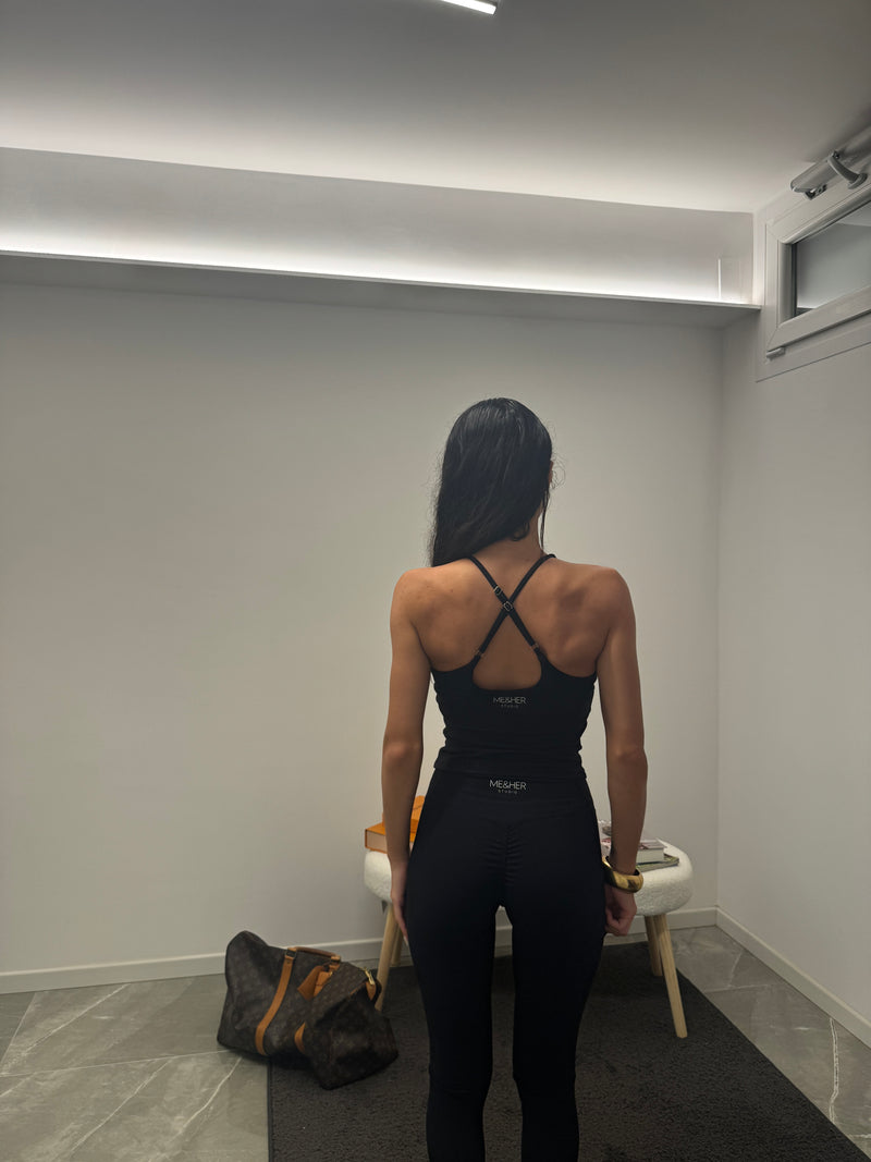 Leggings soft active scrunch black