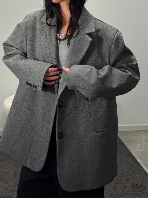 Blazer wool grey