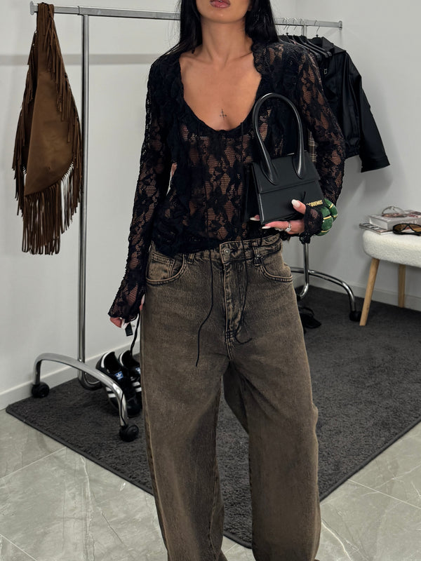 Maglia in pizzo lace