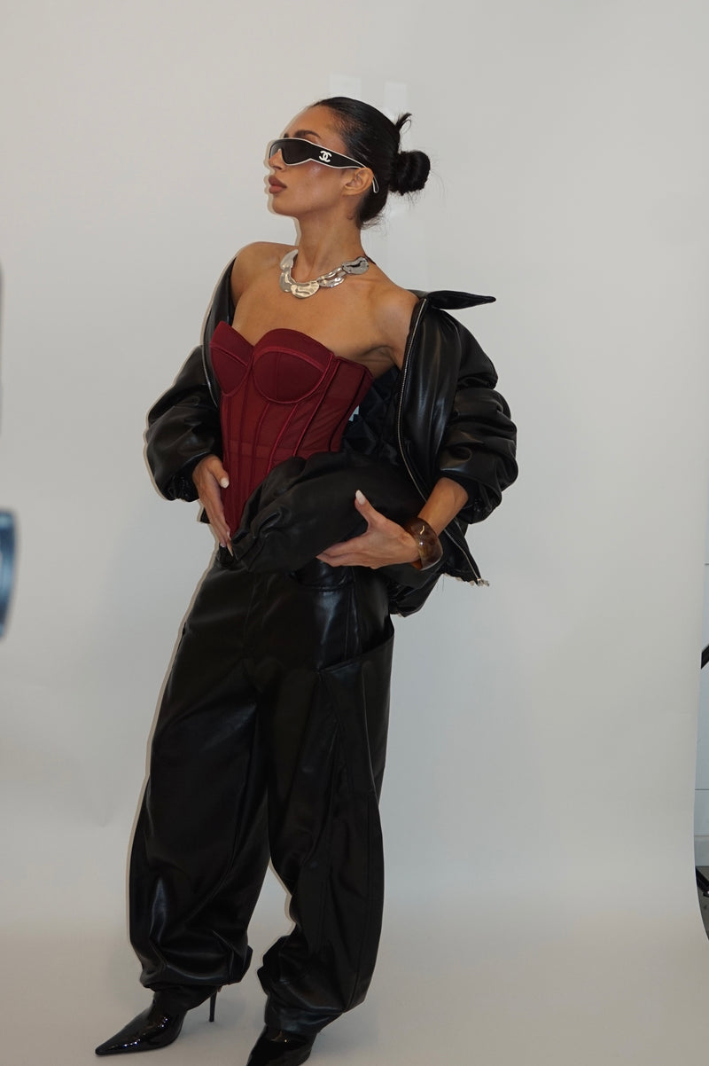 Corsetto burgundy