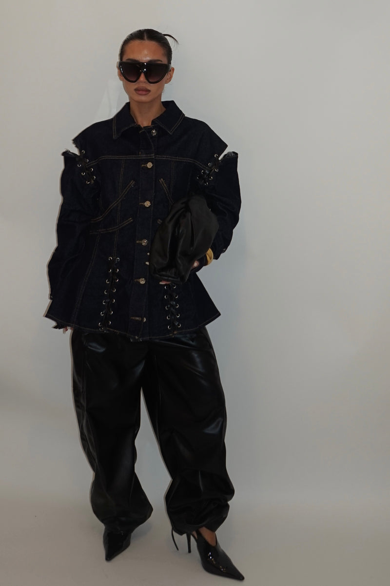 Jacket jddl denim lace