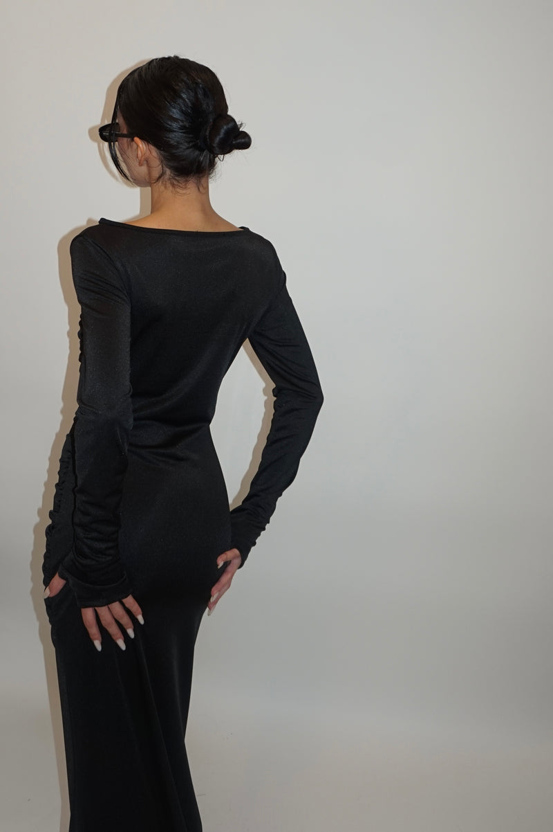 Black dress two piece