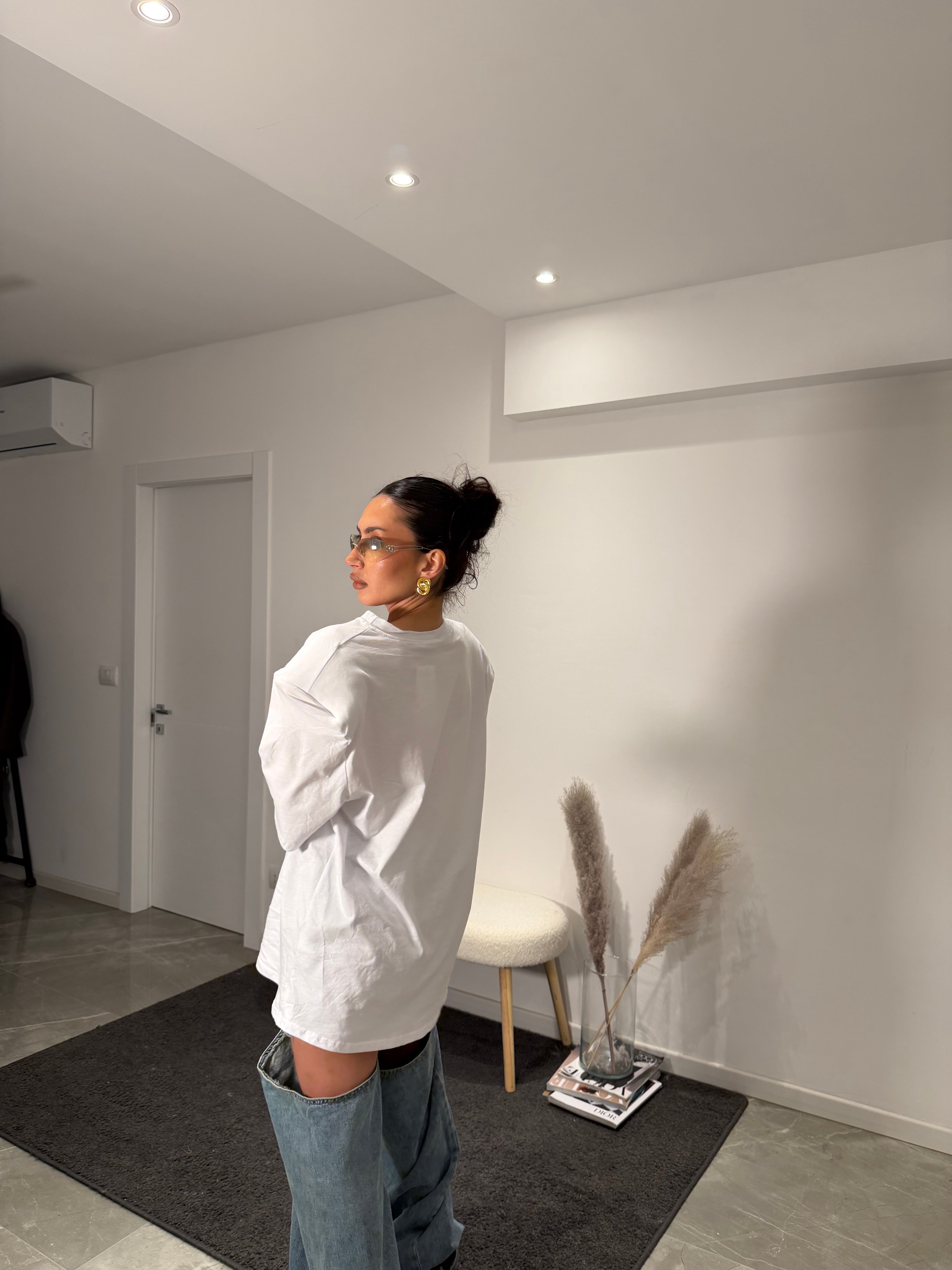 T-shirt spalline white