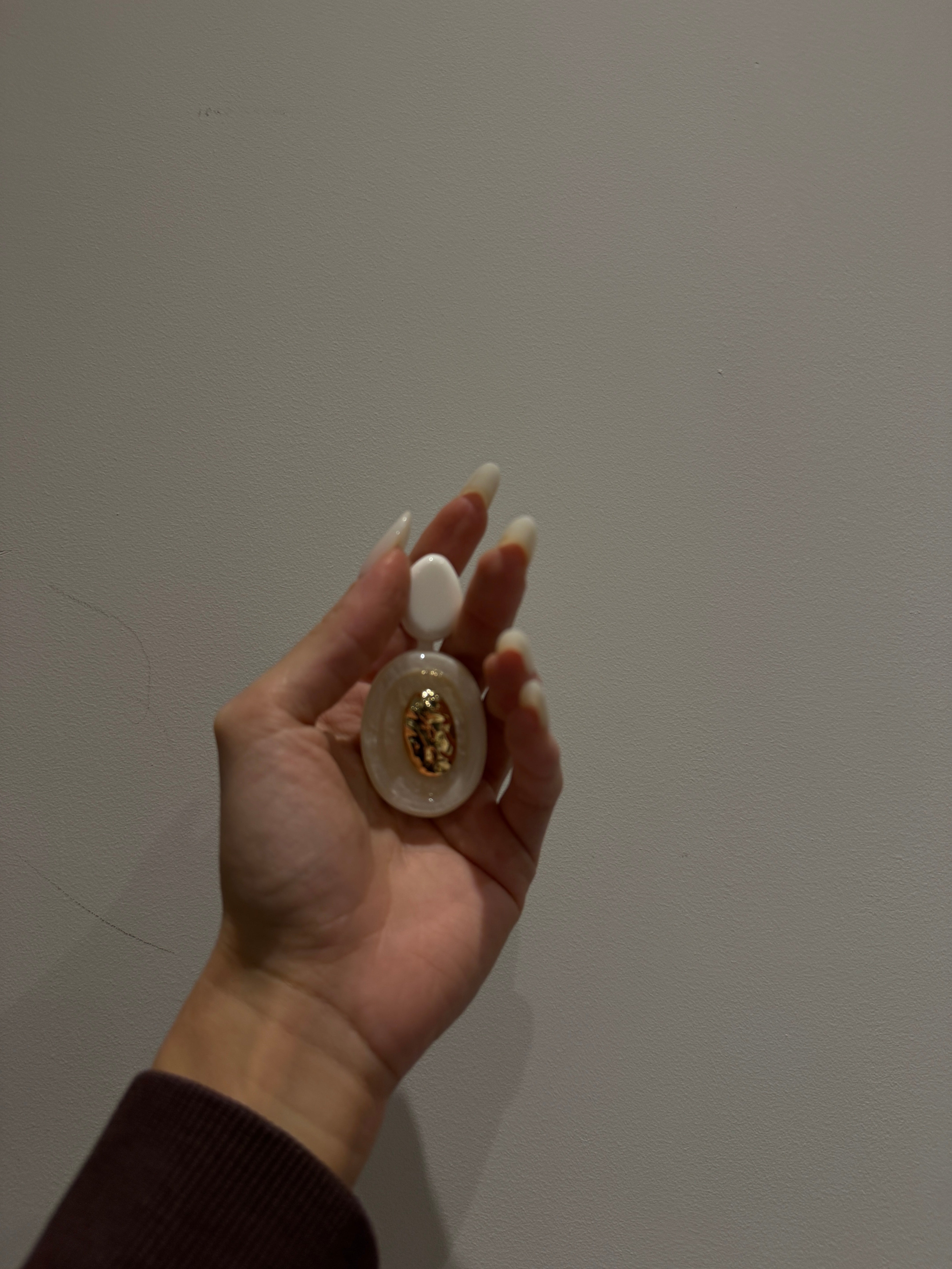 Orecchini pendant white pearl