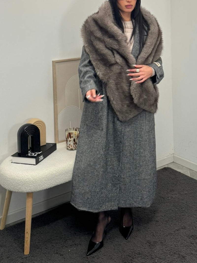Maxi cappotto grey