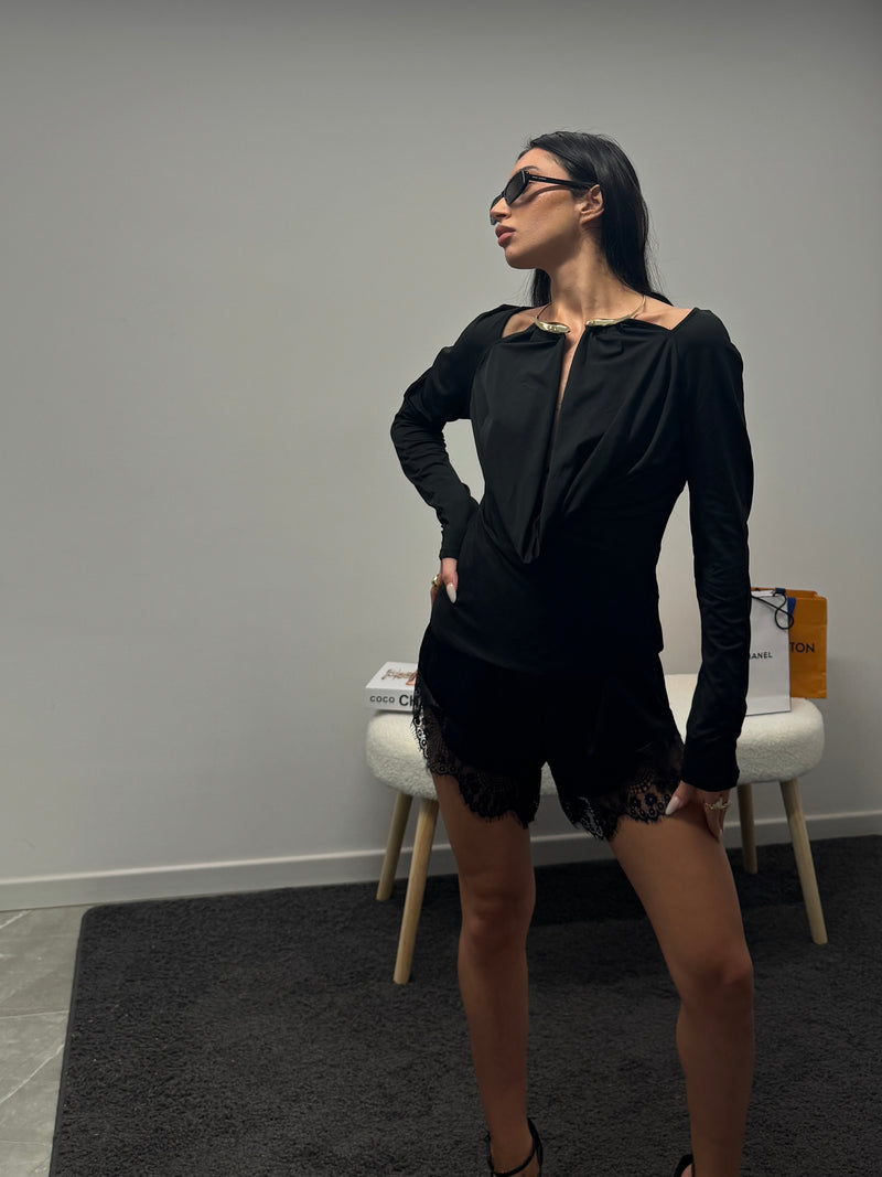 Shirt jewel black