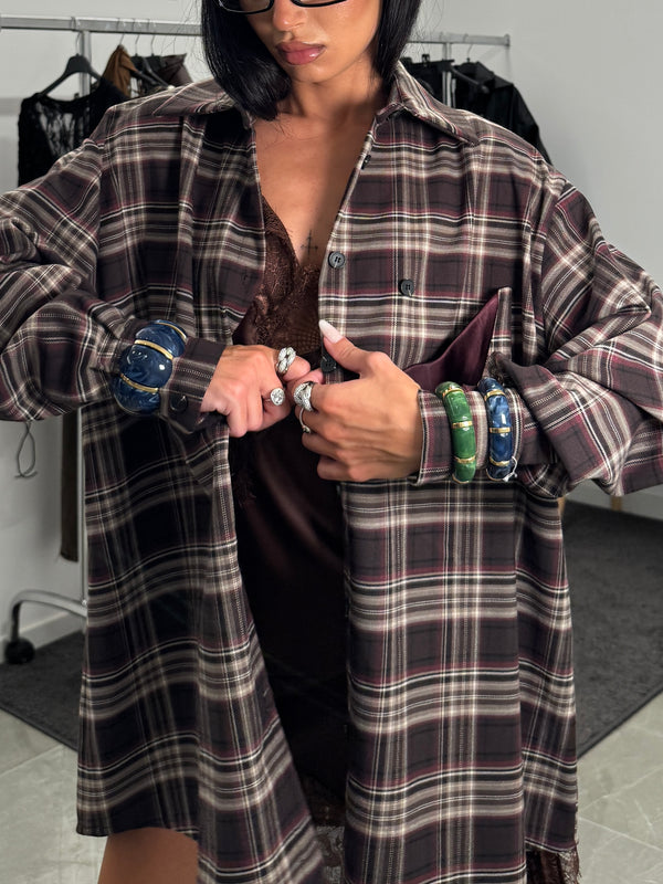 Maxi Camicia a quadri