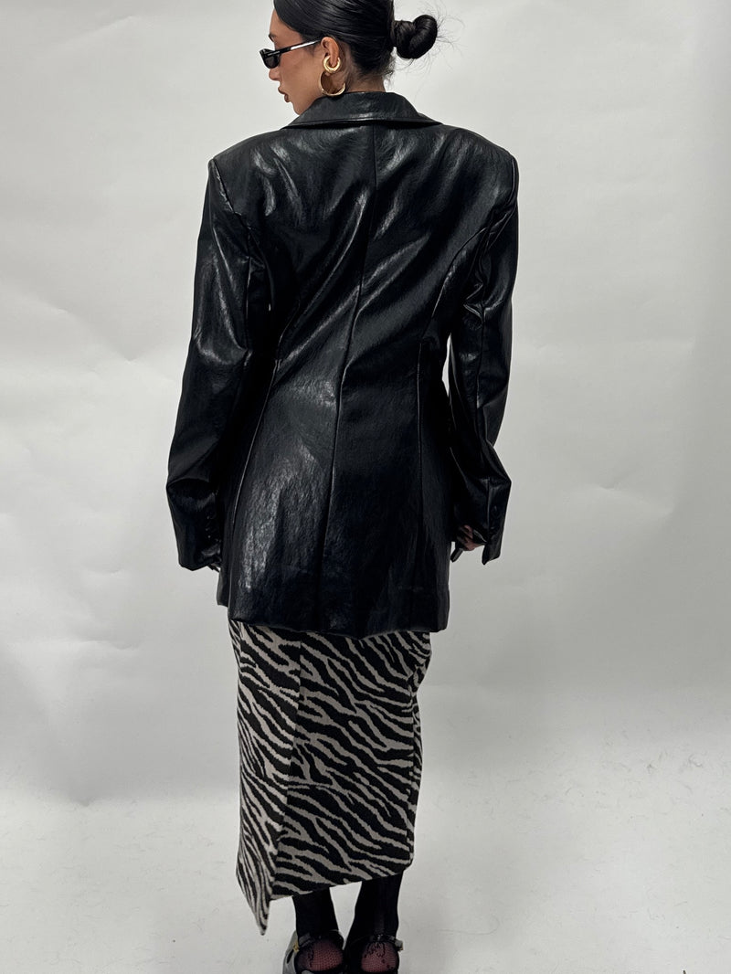 Blazer ecopelle