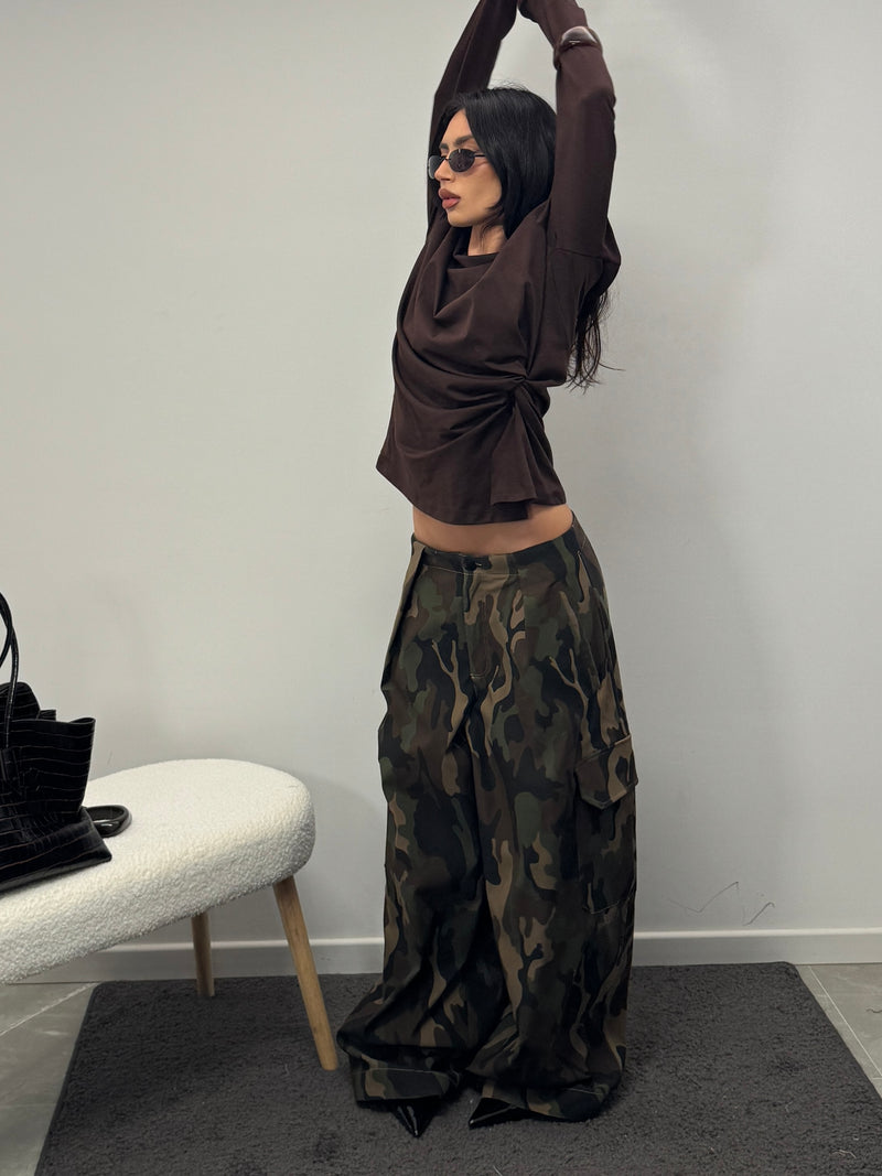 Military maxi pants