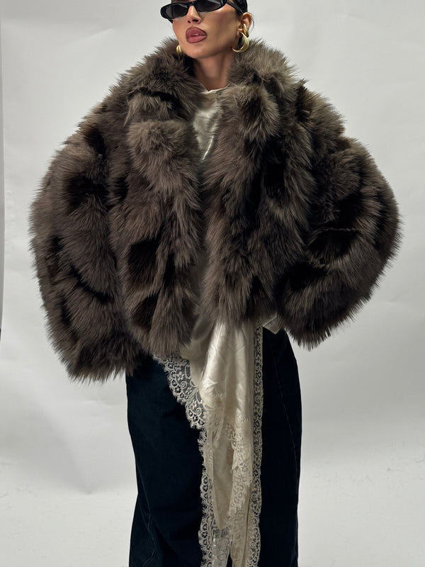 Fur shade grey