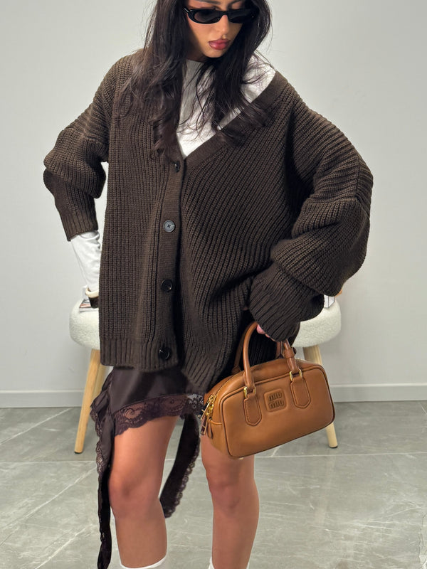 Cardigan brown