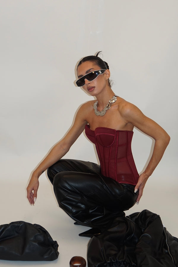 Corsetto burgundy