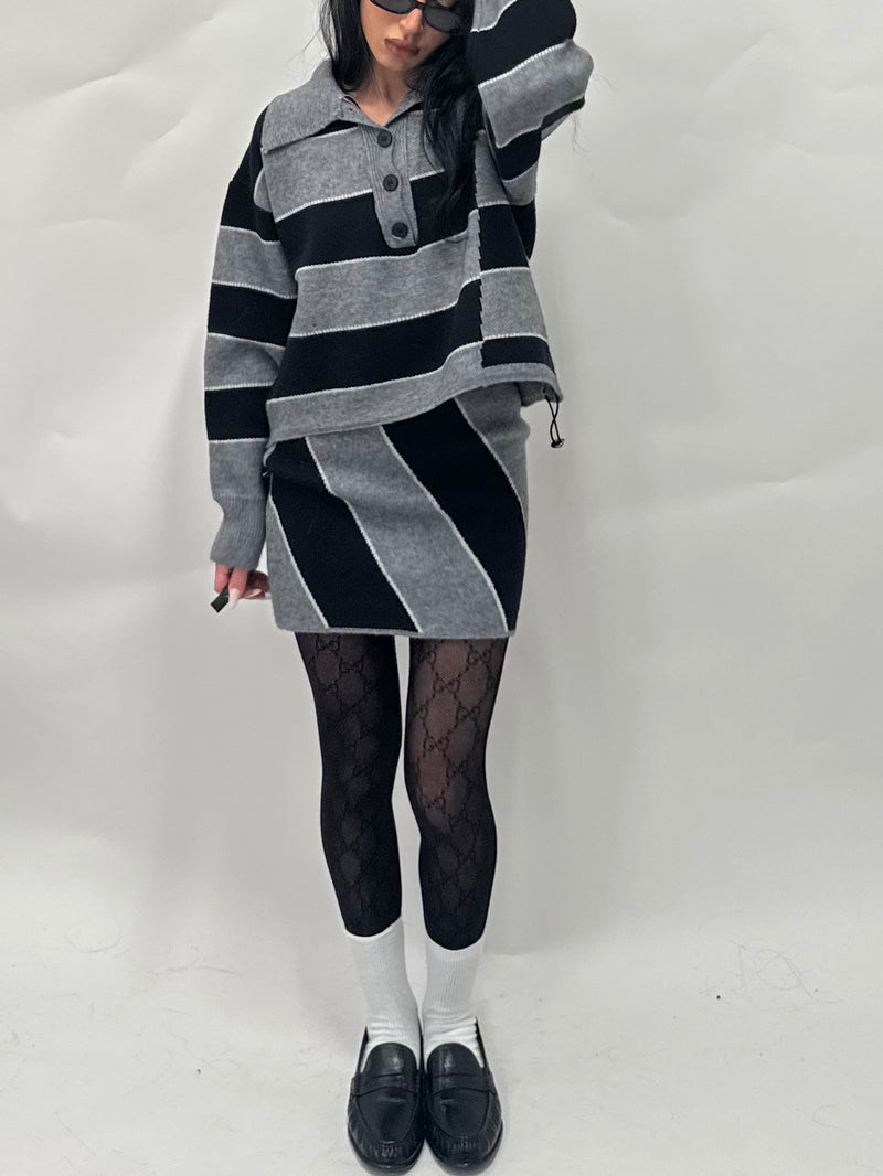 Coordinato grey&black