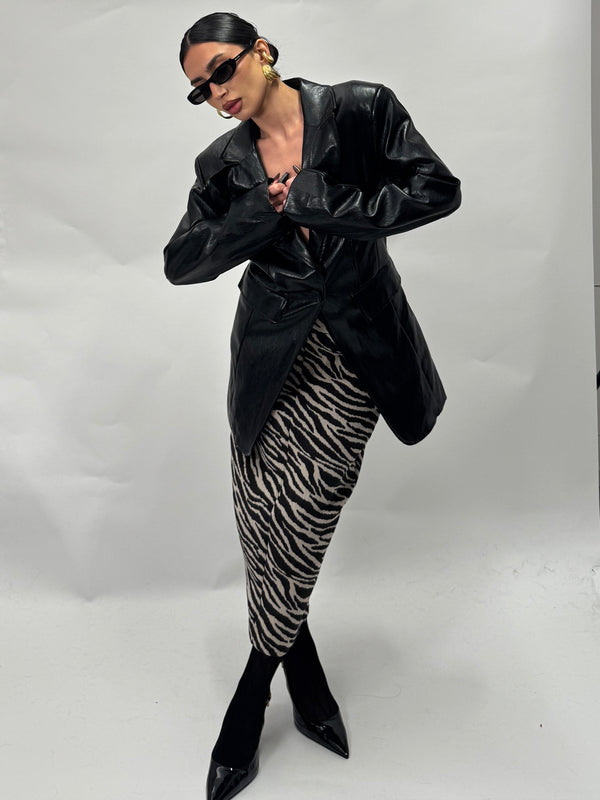 Blazer ecopelle